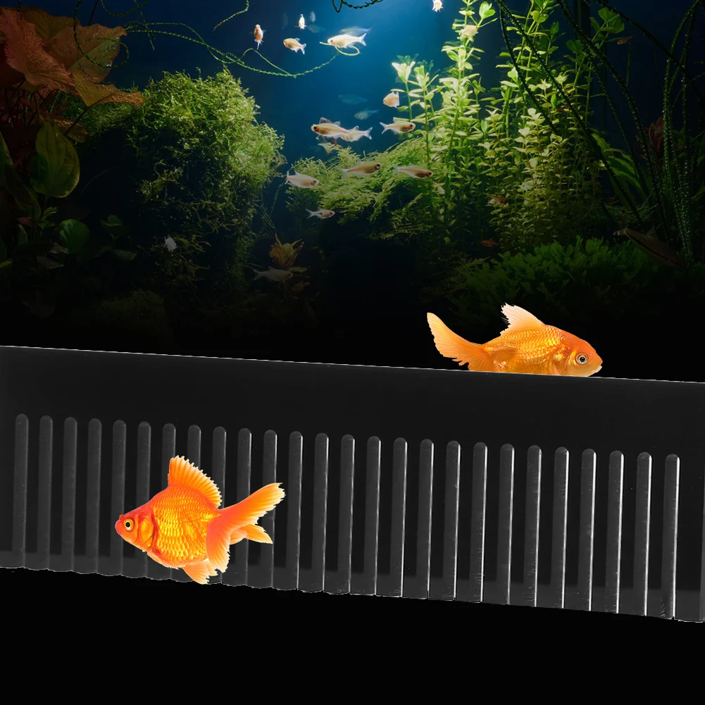 Acrylic Flow Weir Comb Water Avoid Overflow Fish for Aquarium Fish Tank