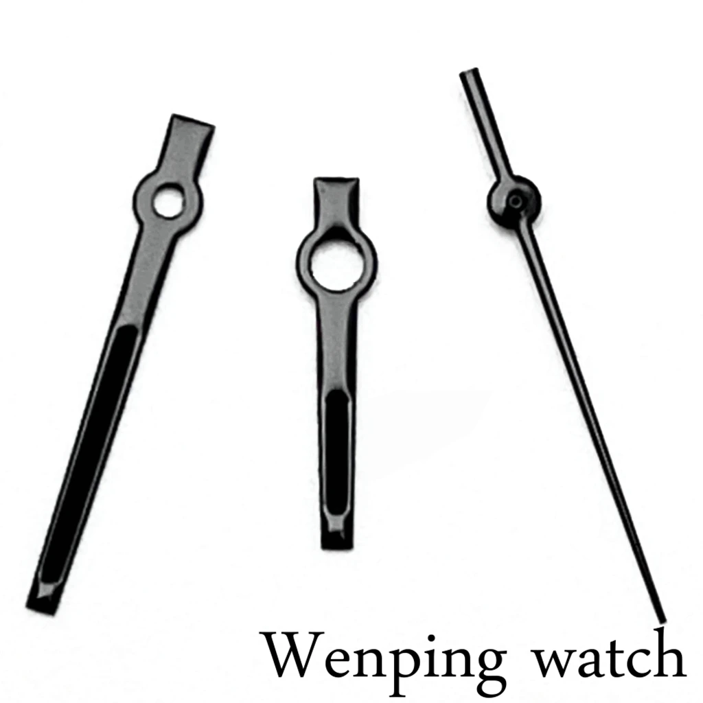 NH35 Black Watch Hands Green Lume Fit NH35 NH36 ETA2824 2836 Miyota 8205 8215 82Series Mingzhu DG2813 3804 Movement Accessories