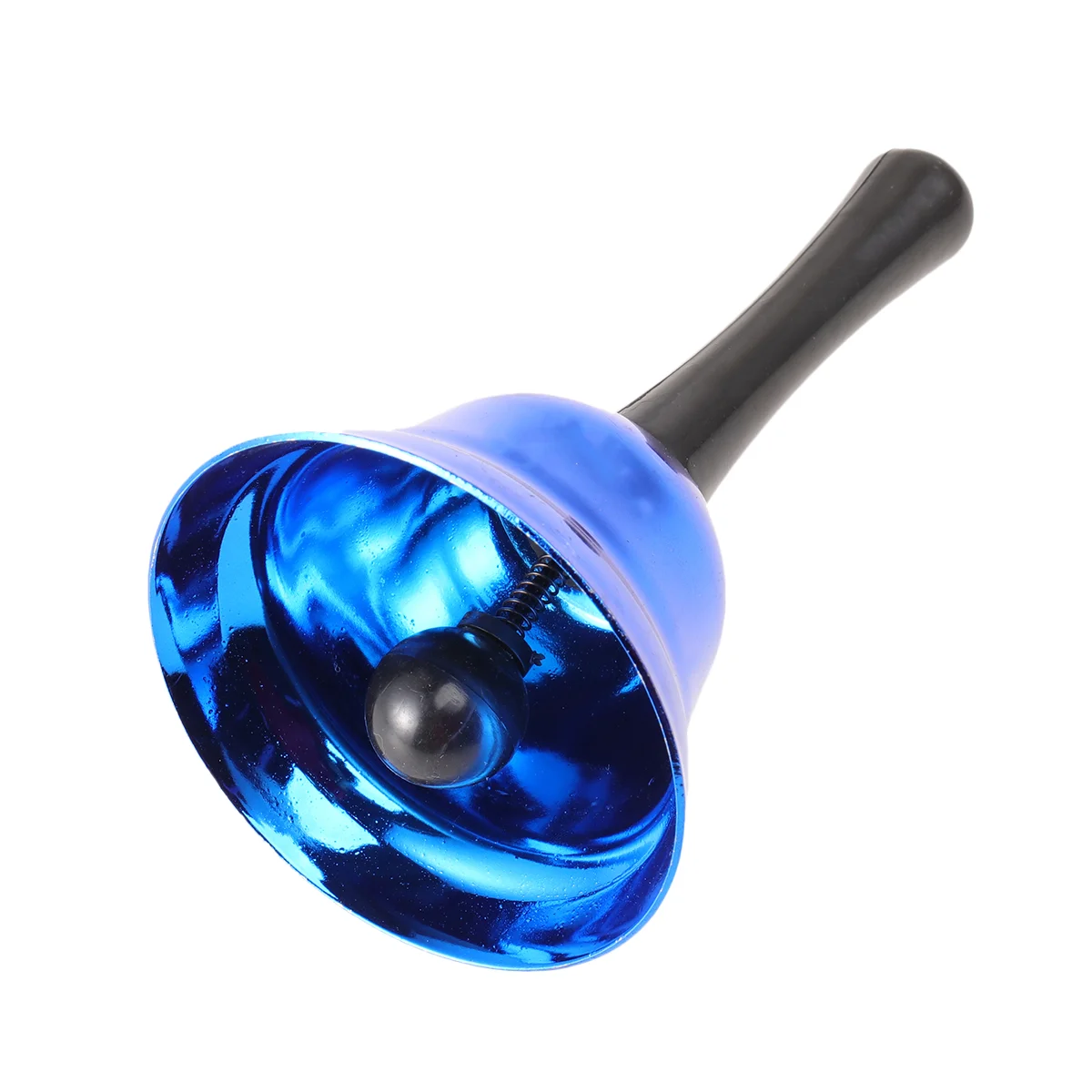 Metal Bell Hand Percussion Musical Instrument Toy Blue Handbell Child