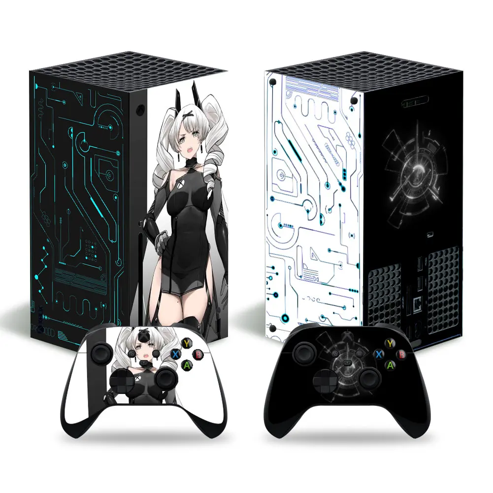 Nire Per Xbox Series X Skin Sticker Per Xbox Series X Pelli In Pvc Per Xbox Series X Vinyl Sticker Pelli Protettive 1