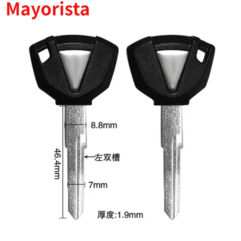 

Mayorista Blank Key Uncut Blade Keys Fits For KAWASAKI ZX-6R ZX-7R ZX-9R ZX-10R ZX-12R ZX-14R ZZR400 Z1000 11 ER6N 11-12