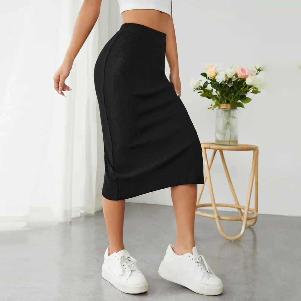 

Women's 2023 New Rubber Band Waist Pack Hip Split Elastic Sexy Style Half Dress