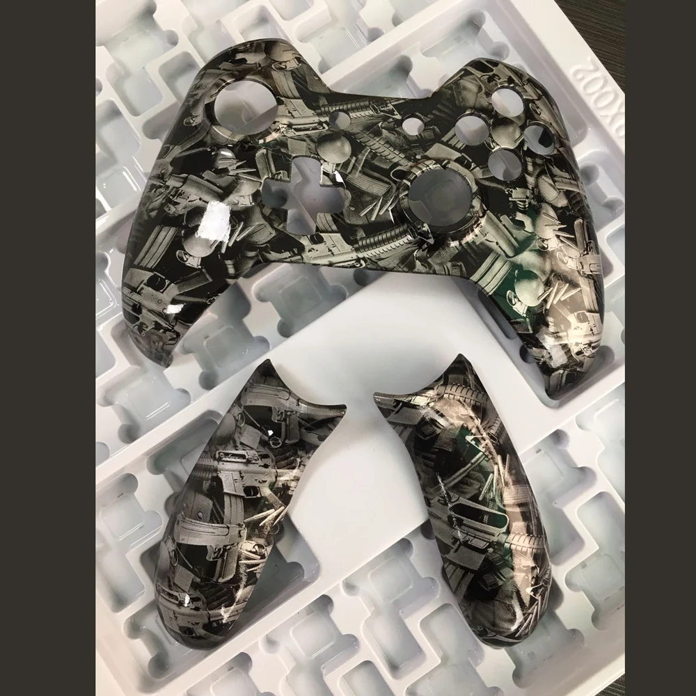 Custodia Shell Kit Per Xbox One Elite Controller Gamepad Faceplate Cover Custodia Anteriore Sostituzione Riparazione