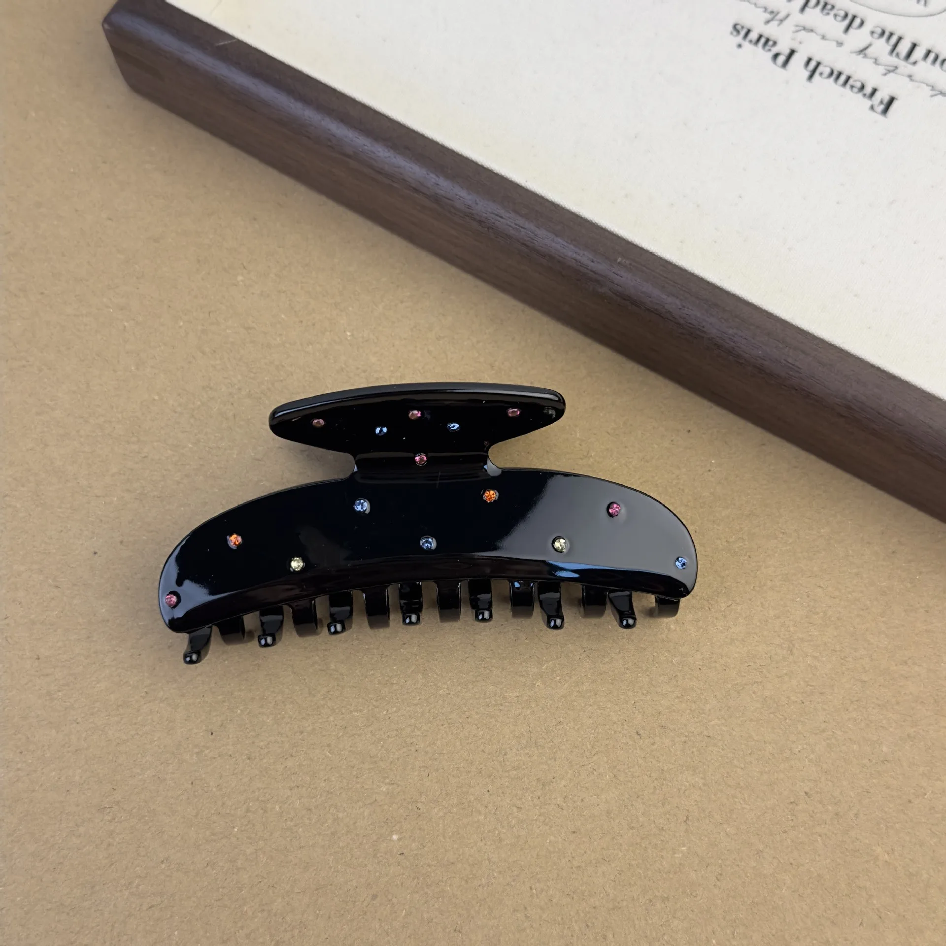 05 Black Half Round