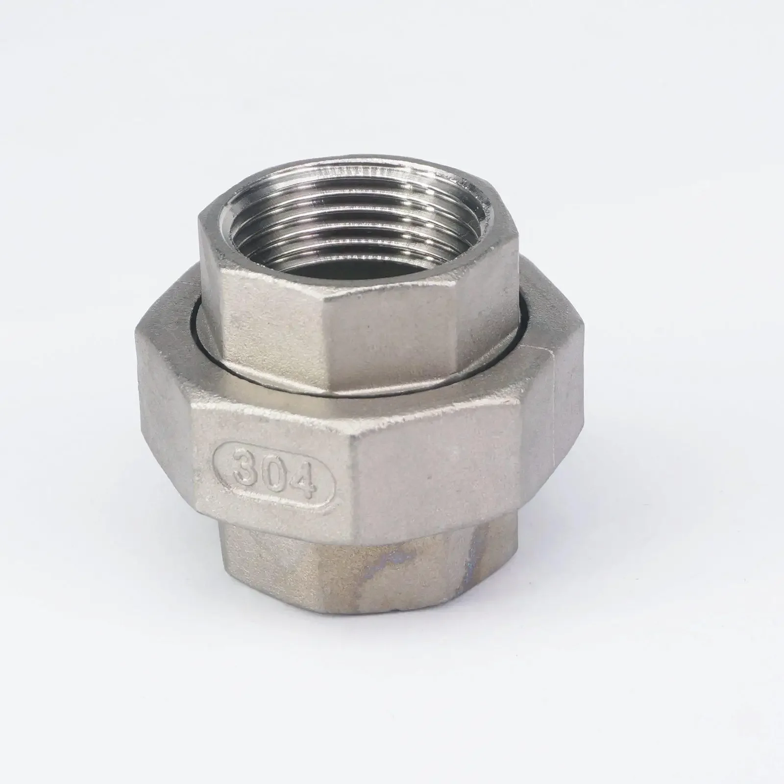 1" BSP Female Thread 304 Stainless Socket Union Set Pipe Fitting Connector
