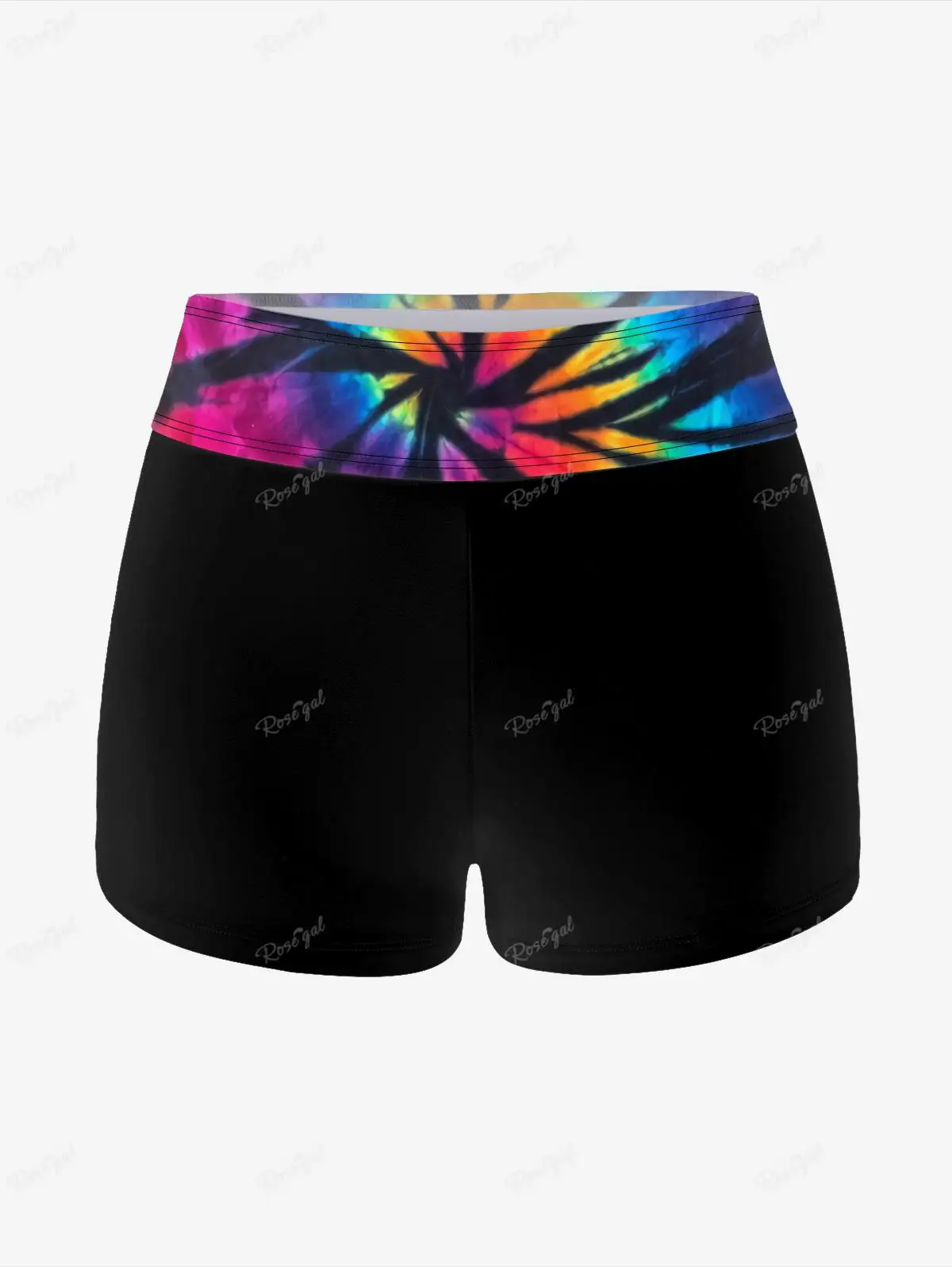 Plus Size Tie Dye Printed Padded Tankini Swimsuit For Girl Summer Colorblock Bathing Suit Push Up Adjustable Strap Bikin