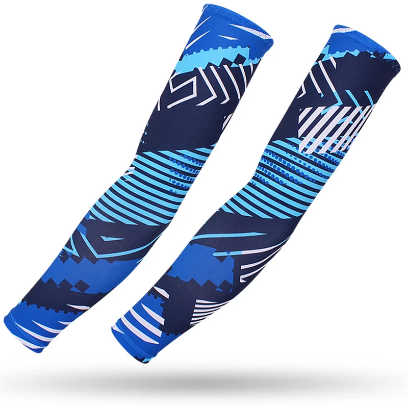 Basketball Sleeve Tattoo Sun Protection Running Arm Cover Ladies Arm Warmer Bicycle Cycling Cuff 2Pcs Women's Cycling Braces Gym 3