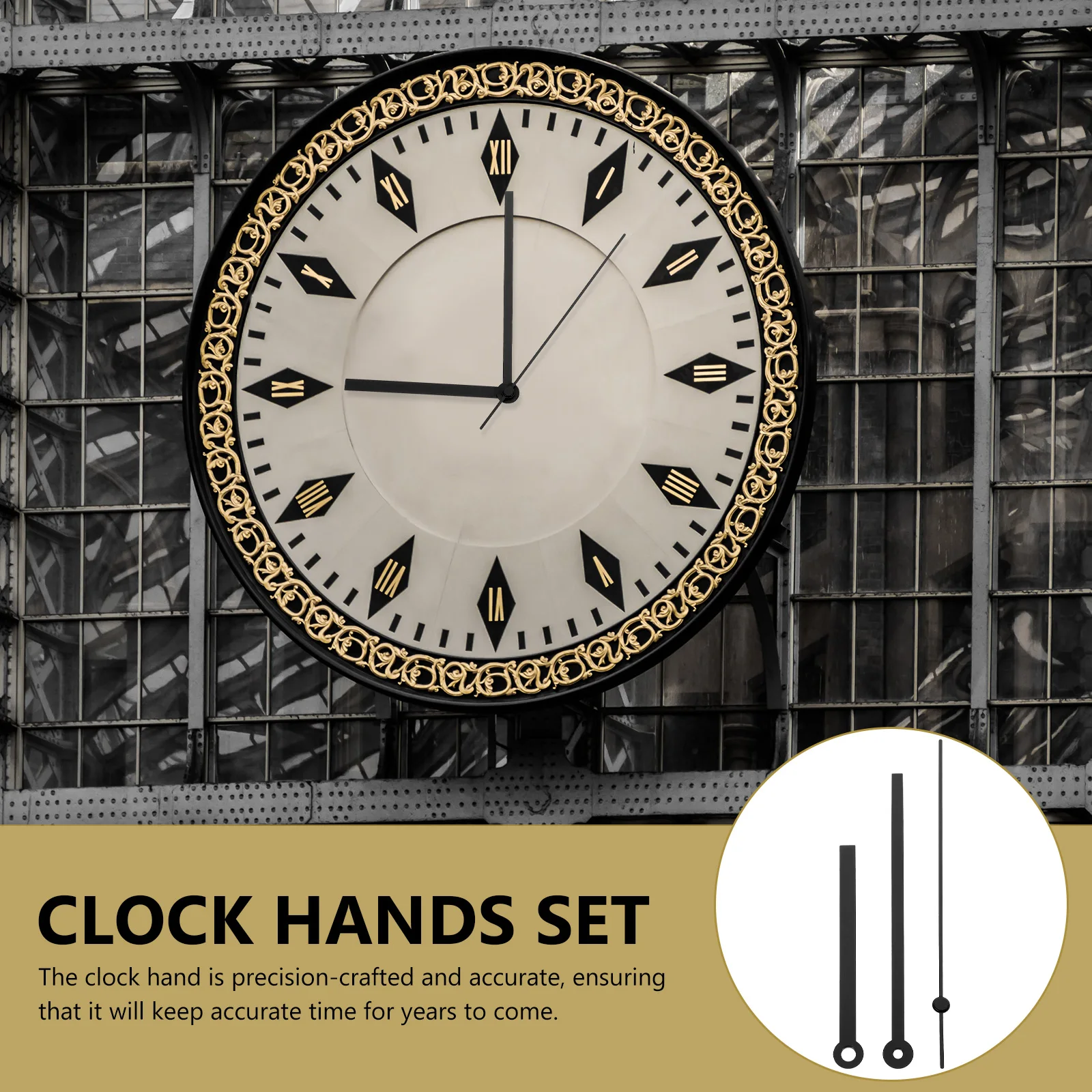 10 Sets Clock Hands Profession DIY Wall Clock Hands Pointer Quartz Clock Dial Repair Kit Replacement Clock Accessories Home Deco 2
