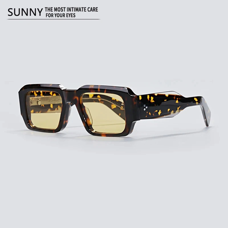 

JMM MIGLIAI acetate sunglasses rectangle men fashion designer eyeglasses UV400 outdoor handmade women top quality SUN GLASSES