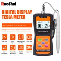 Victor 862 Digital Tesla Meter Magnetic Flux Surface Magnetic Field Tester 2% High Accuracy Handheld Permanent Magnet Gaussmeter 1