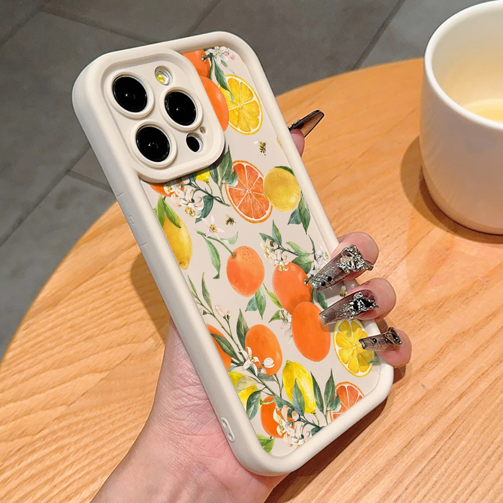 Citrus Blossom Orange Lemon Phone Case Cover