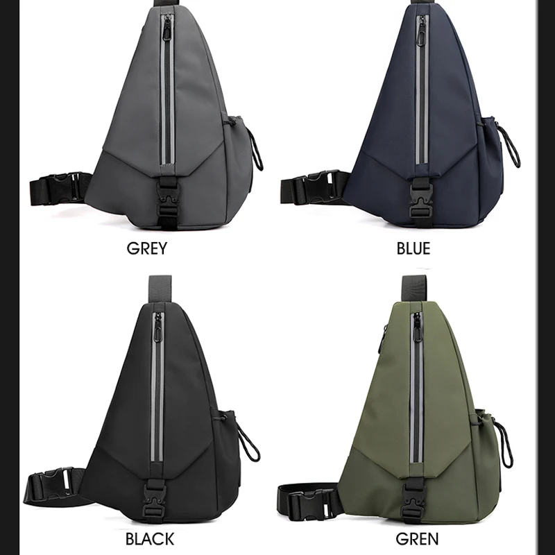 Lightweight chest bag | A multi-functional messenger bag for fitness and outdoor travel, made of durable polyester material and