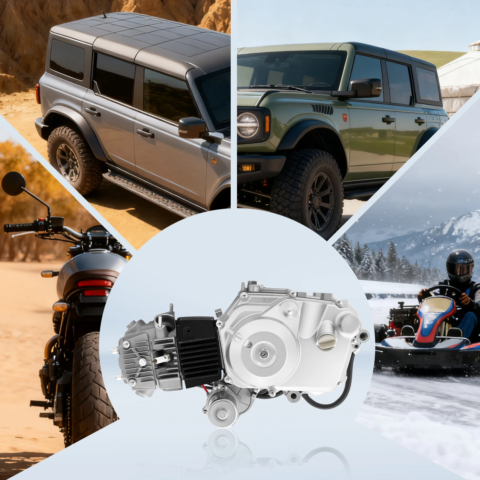 125CC Rasenmäher 4-Takt-Motor für ATVs 125cc 4-Takt-Motor Motorsatz für Atomik Pitpro TDR Hummer Orion Xmoto – Detail 10
