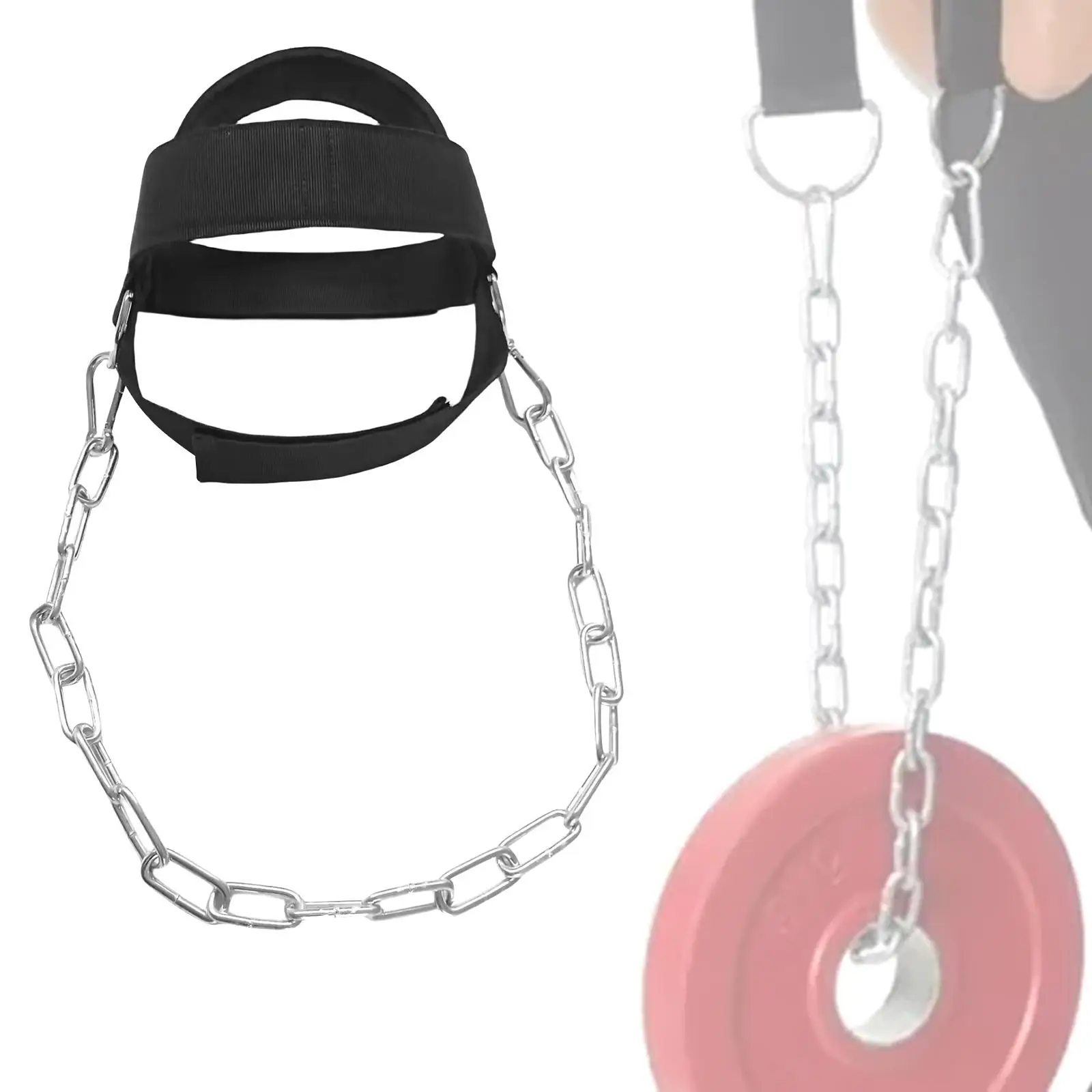 Imbracatura Per La Testa Heavy Duty Regolabile Neck Strap Exercise Builder Per Attrezzature Sollevamento Pesi Bodybuilding Muscle Building Workout