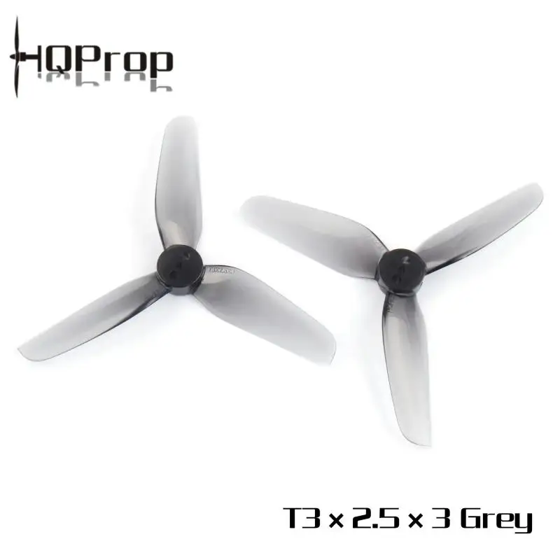 HQProp T3X2.5X3 3025 3-Blade Propeller 3 Inch 76mm PC CW CCW for FPV Racing Drone Quadcopter thumbnail 3