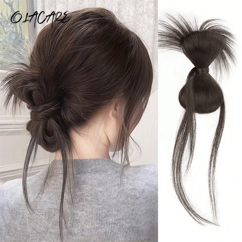 Synthetic Curly Bun Hairpiece for Women