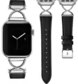 Black silver buckle
