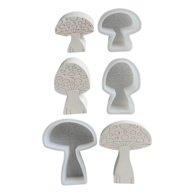 

Gypsum Three-dimensional Mushroom Ornaments Pendant Silicone Mold 264E