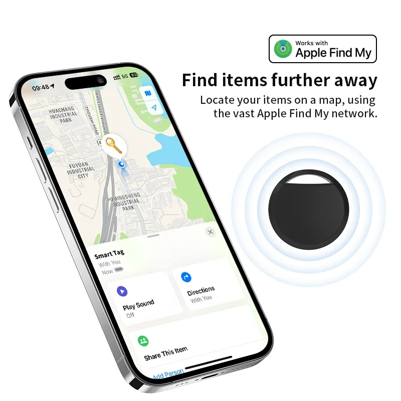 ITag Anti-lose Tracker for Apple Airtag Replacemen via Find My Bluetooth GPS Tracker Air Tag For Pet IOS MFi Key Finder