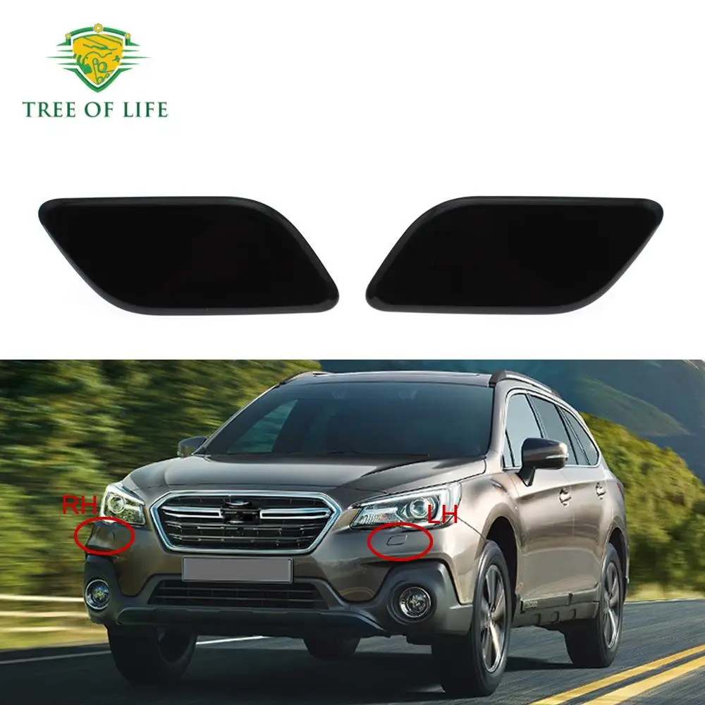 

For Subaru Outback 2018 2019 2020 Front Headlight Washer Nozzle Cover Headlamp Water Spray Jet Cap 86636AL170 86636AL180