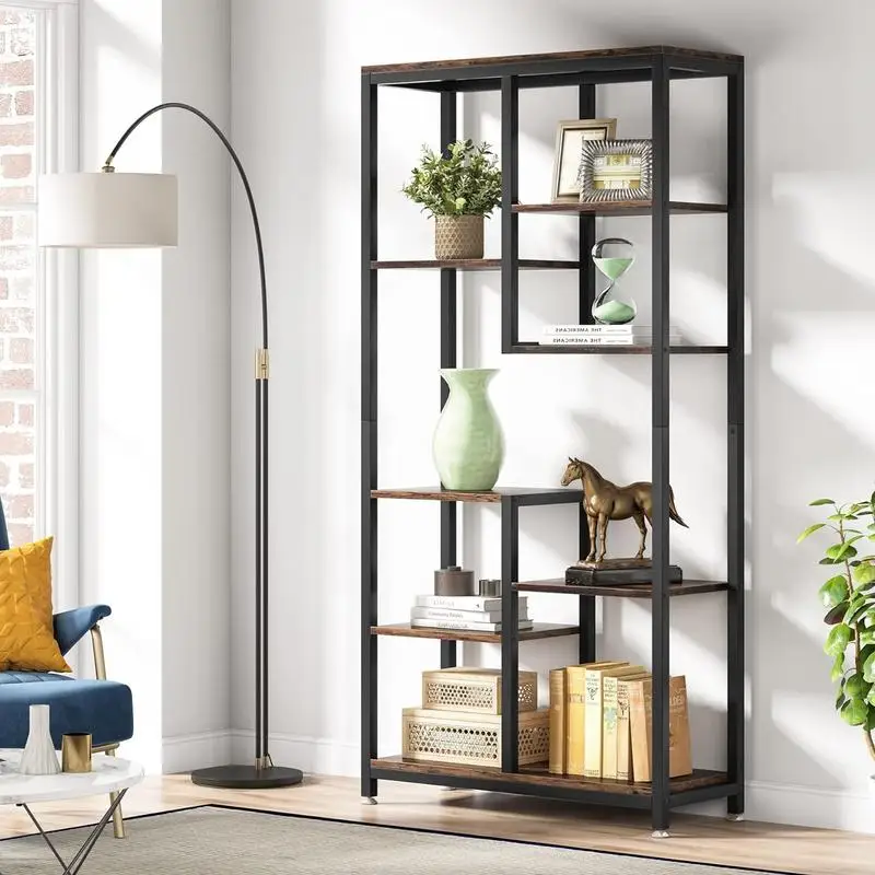 

Tribesigns 6-Tier Tall Bookshelf, 8-Shelf Open Bookcase for Home Office
