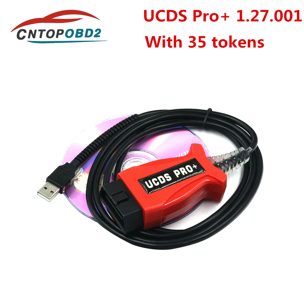 

Newest V1.27.001 UCDS Pro for Ford With 35 Tokens Full Functions UCDS For Ford Cars until 2017 Full Activate OBD2 Scanner Cable