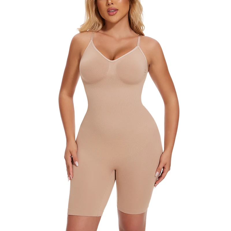Tummy Control Bodysuit  - Seamless Butt Lifter, Thigh Slimmer, Sculpting Underwear Body Shaper