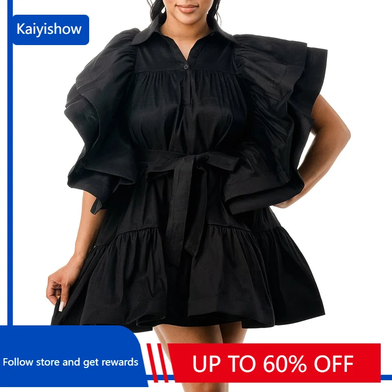 

Elegant African Dresses For Women 2023 Summer Autumn Dashiki Short Sleeve Dress Ladies Traditional African Clothing Fairy Dreaes