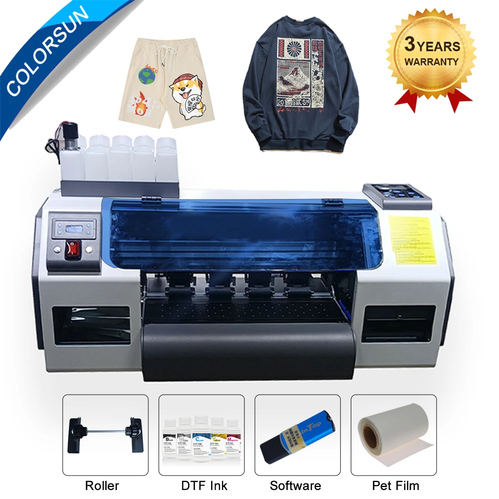 Colorsun A3 DTF Printer Direct to Film Printing Machine For T shir A3