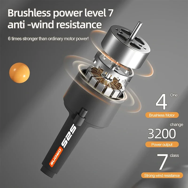 Drone Quadcopter S2S Drone 8K HD Dual Camera Brushless Motor Obstacle Avoidance Smart Aircraft RC Helicopter Professional Foldable Quadcopter Toy
