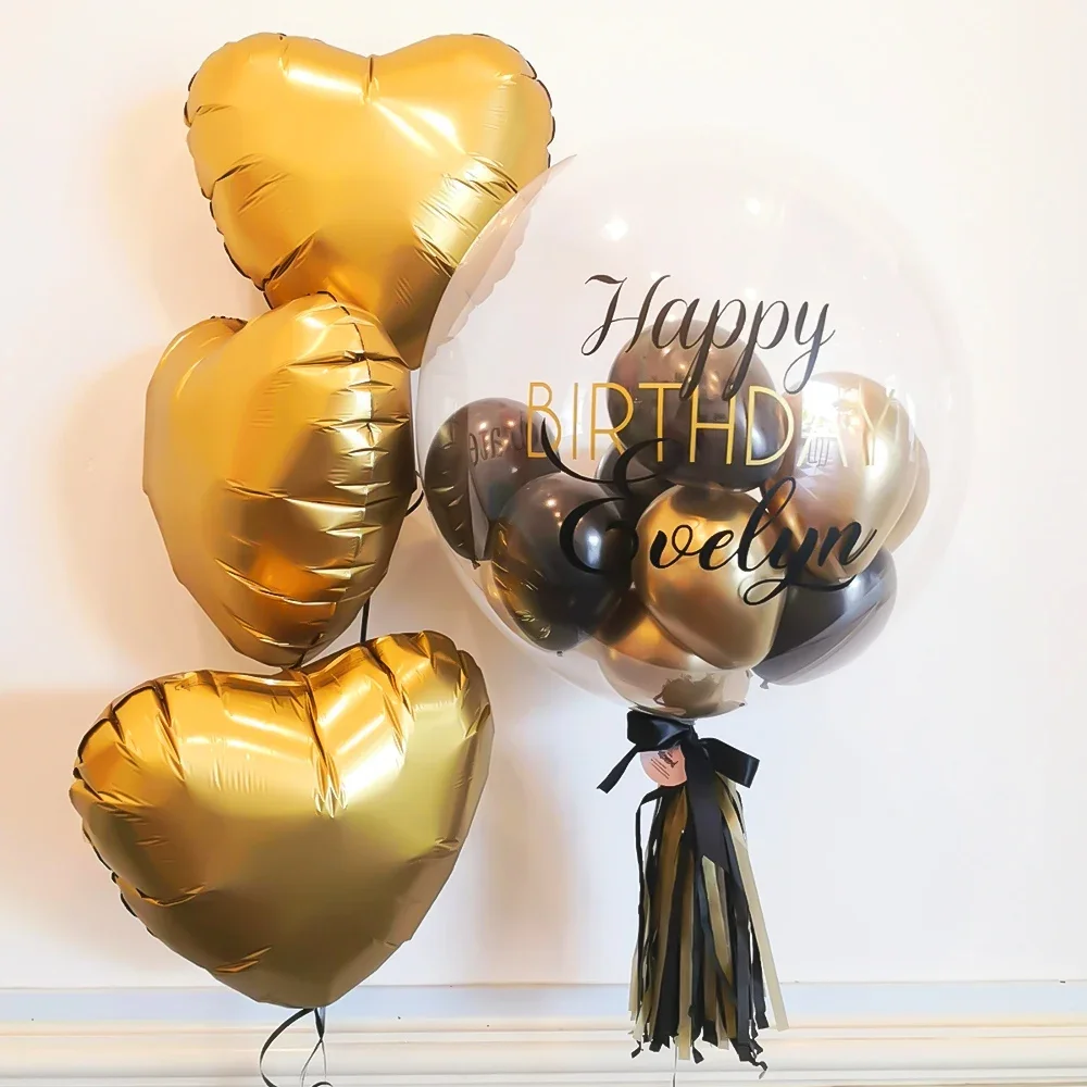 10/1 pz palloncini in lamina a forma di cuore multicolore 18 pollici oro rosso amore palloncini in pellicola di alluminio decorazioni per feste di san valentino di nozze