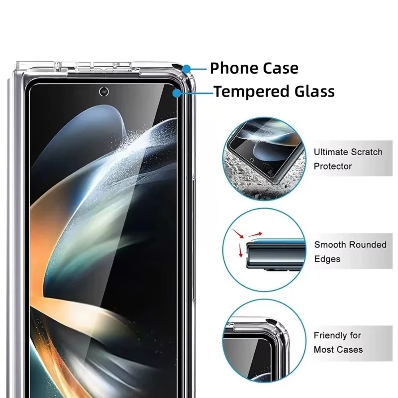 Premium Tempered Glass Screen Protector - Ultra Clear 10H Toughened Display Film (3 Pack)
