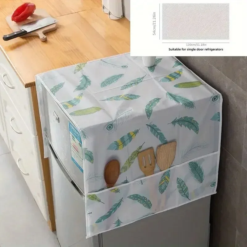 Refrigerator Dust Cover Storage Hanging Bag Single-door Double-door Storage Bag Towel dust cover