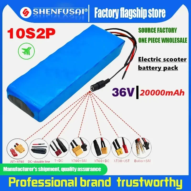 

PERG 10S2P 36V 20000mAh 36V Motorized scooter battery Li Motorized scooter 500W Motorized scooter battery 36V outdoor battery