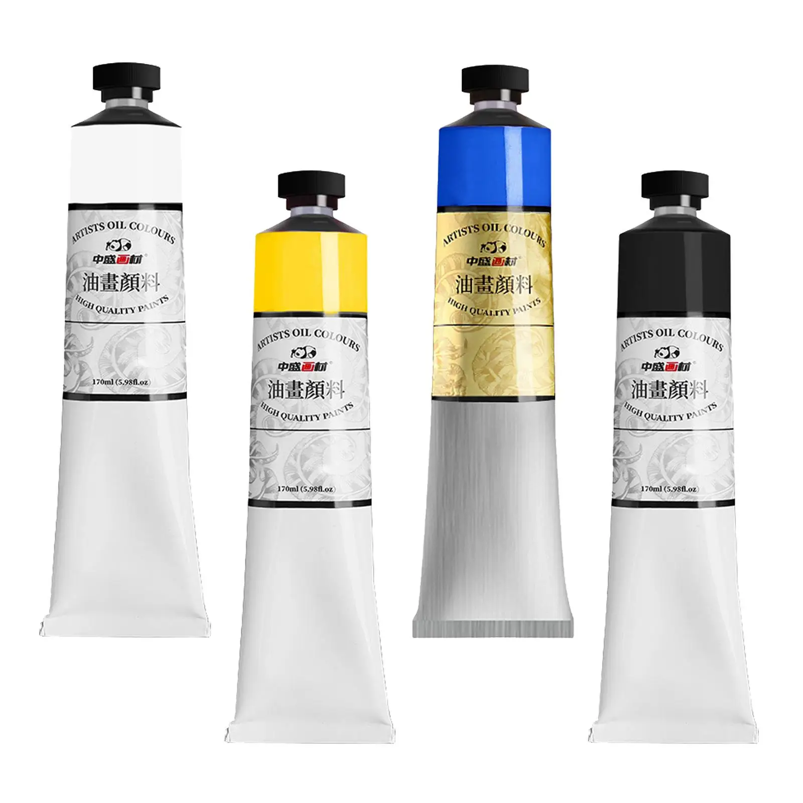 초보자용 전문 오일 페인트, 알루미늄 튜브, 유화 미술 용품