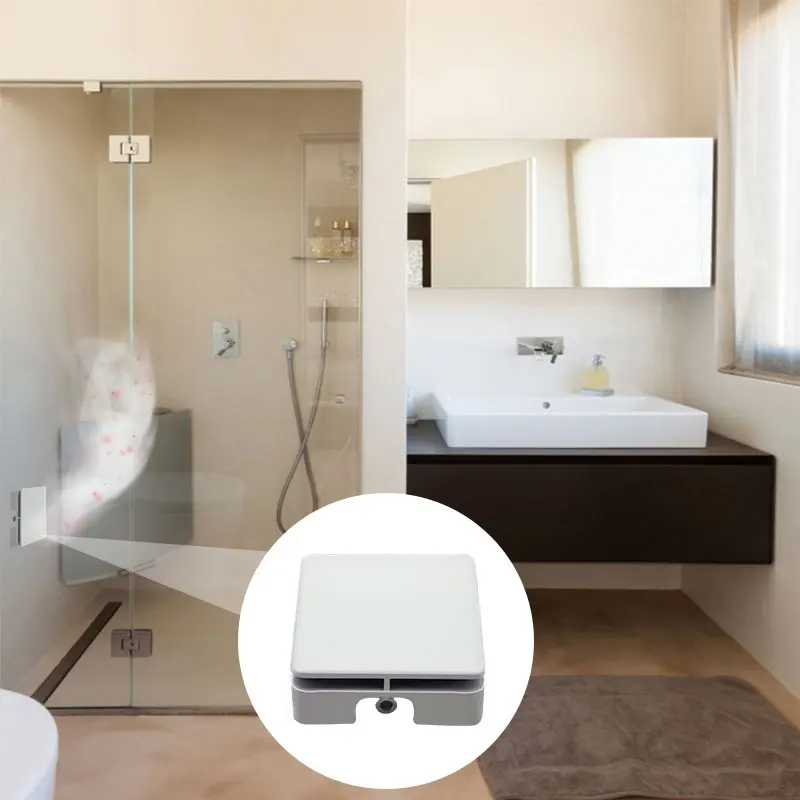 Square Aluminum-Alloy Steam Outlet Steam Sauna nozzle Head With Essence Oil Poacket For Bathroom Sauna Shower White Color 6