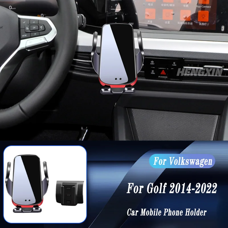 

Автомобильное беспроводное зарядное устройство, автомобильный держатель телефона для Volkswagen VW Golf 7 8 MK7 2014-2022, регулируемый кронштейн для GPS-навигации