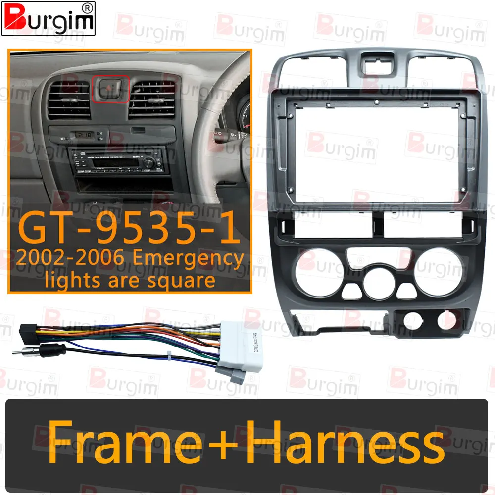 Fascia Autoradio Ugare Kit Montaggio Doppio DIN UGAR Per Isuzu