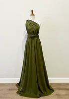 Rust Bridesmaid Dress Infinity Multiway Maxi Bridesmaid Dress Formal Wrap Wedding Evening Dress Wedding Cocktail Floor Length - Image 3