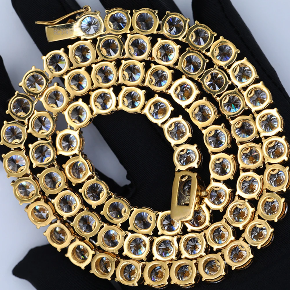 3-10mm 316L Stainless Steel Tennis Chain Necklaces for Women