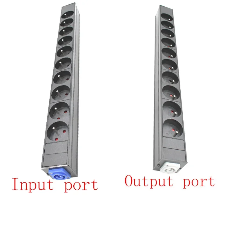 

PDU Power Strips Schuko Powerlink box Power amplifier audio 3P Aviation plug 10 AC statute socket SOCKET