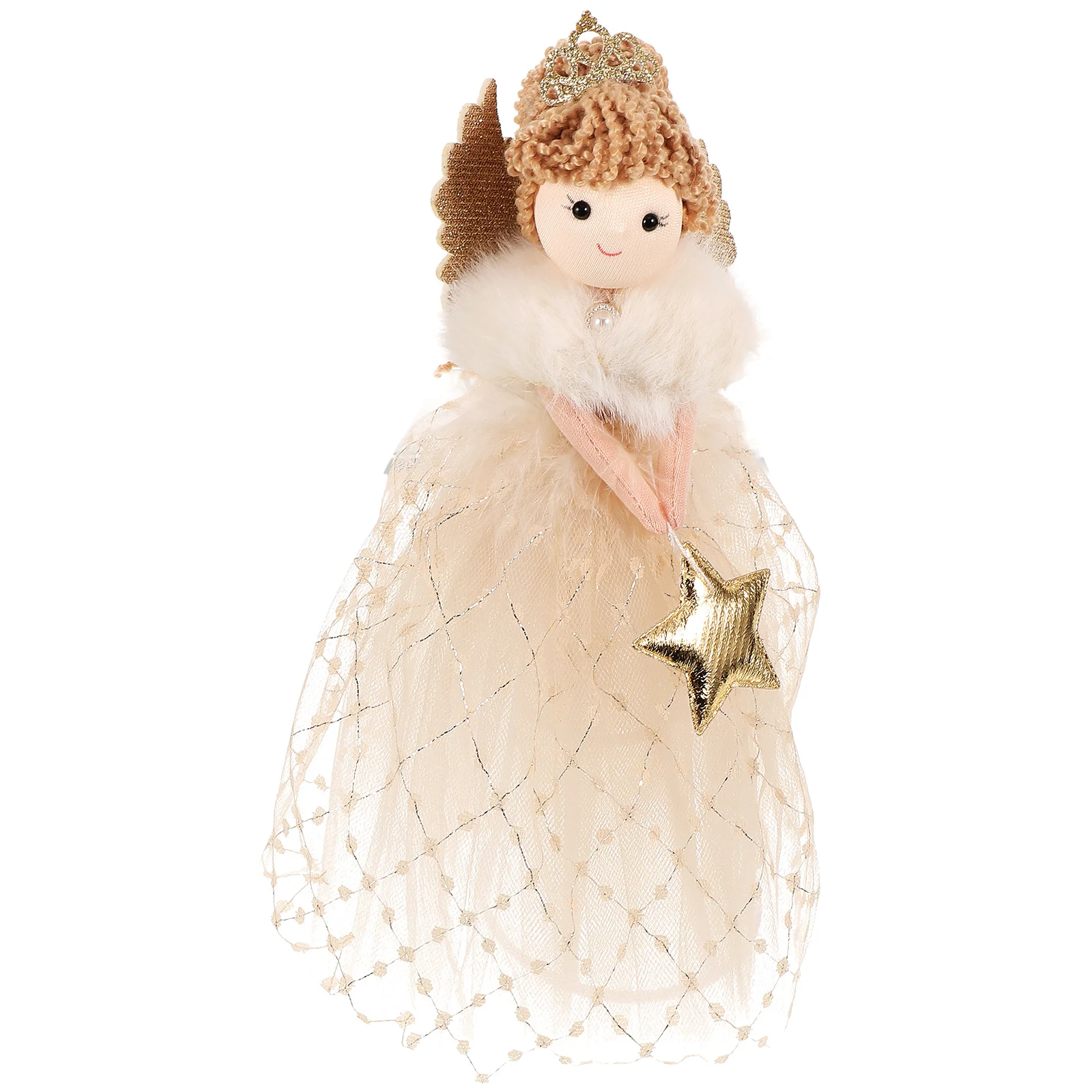 

Christmas Party Decoration Lovely Angel Christmas Tree Topper Ornament for Home Holiday Xmas Trees New Year Navidad