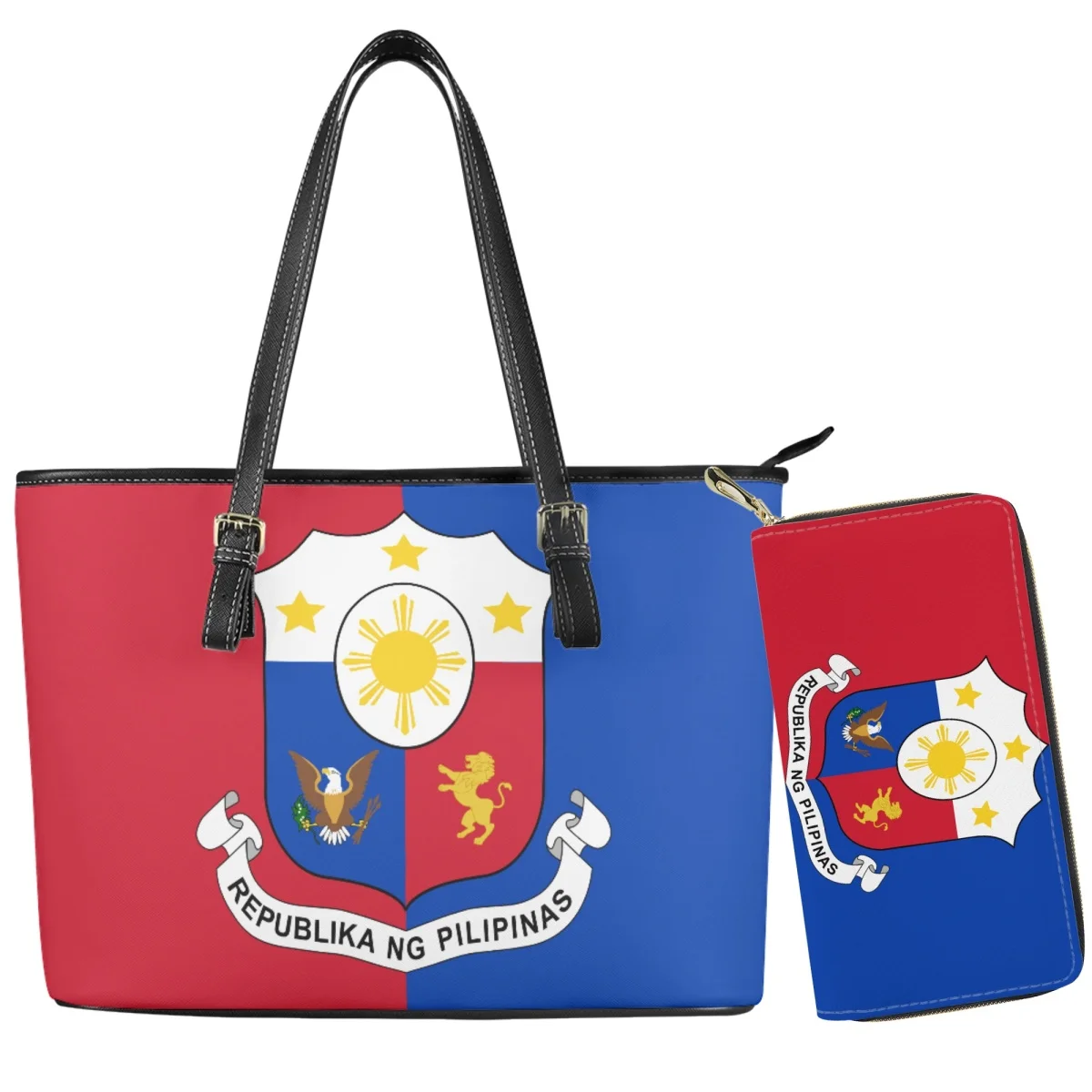 Filippine Country Flag Pattern Women Shopping Saddle Bag Brand Design Comodo Storage Tasca Interna Borsa Morbida Femminile