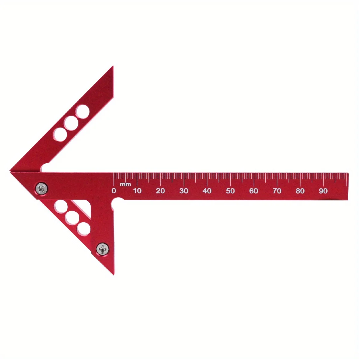 Merkez bulucu aracı silindirik ahşap ölçüyor