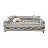 Adjustable Elastic Sofa Cover Armchair Protector Corner Large Leaves L Shape Stretch Slipcovers Couch Covers 1/2/3/4/5 Seaters 6