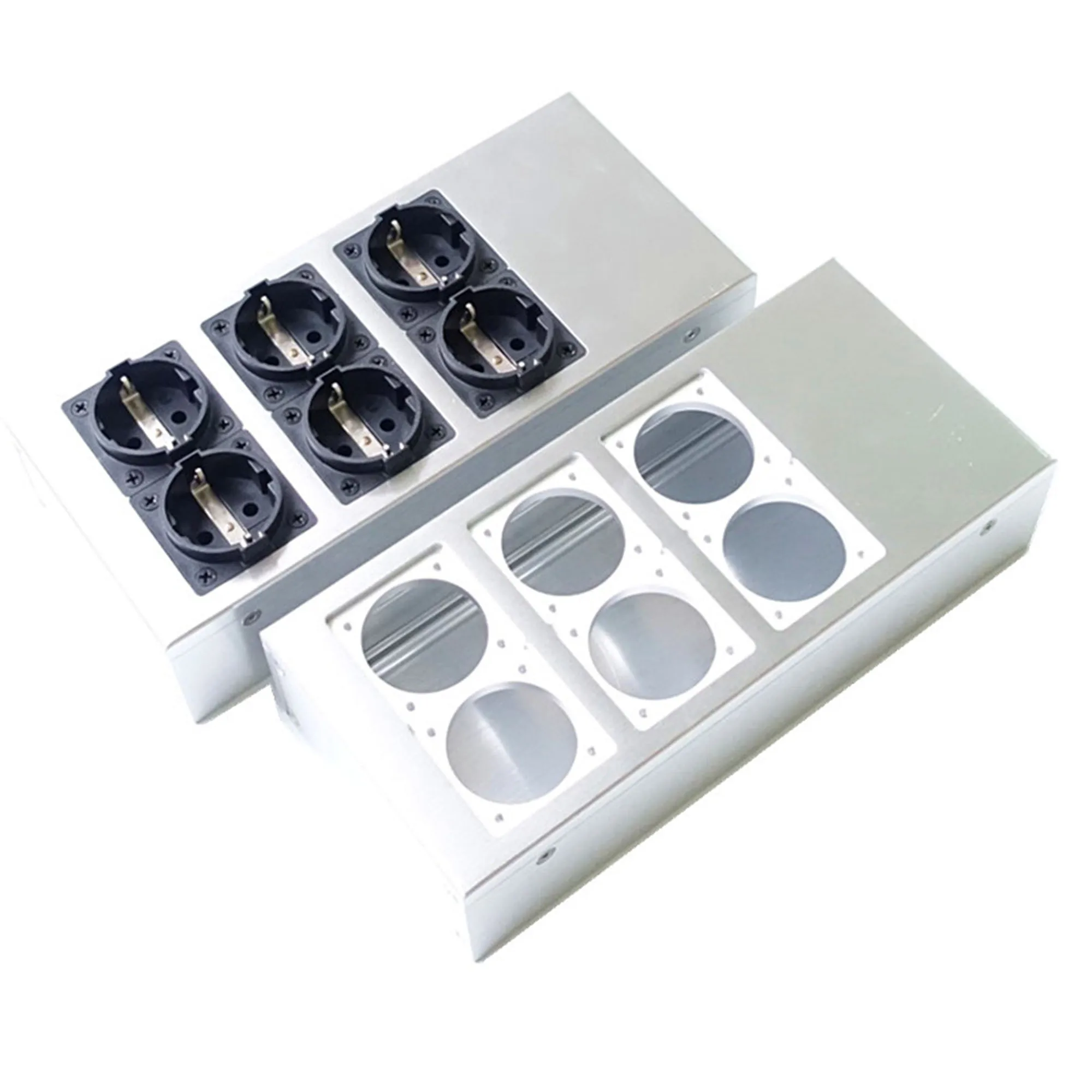 

1piece EU Power Case European Standard Power Socket Chassis Aluminum Chassis for Diy Filter DIY