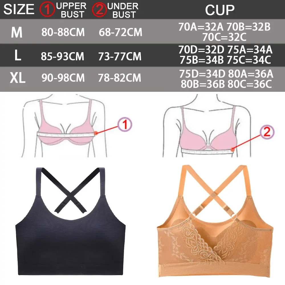 Buy Transparent Straps/Back Seamless Bra, White 34C Online at