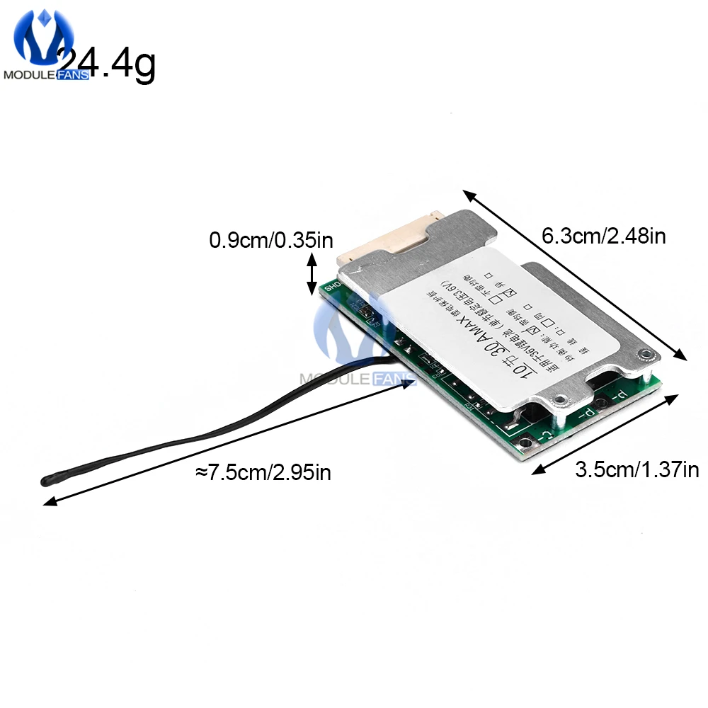 BMS 10S 36/42V 15A/20A/30A/35A/40A With Balance Li-ion BMS 10S 36/42V 15A/20A/30A/35A/40A With Balance Li-ion