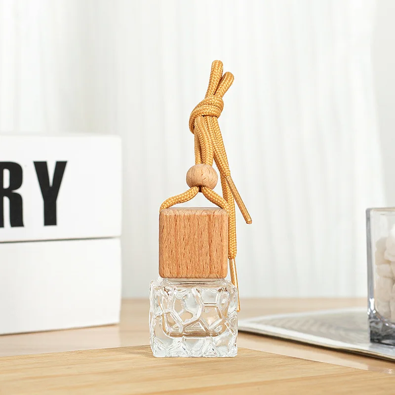 木の蓋付きミニ香水瓶,空のフレグランスフレグランスボトル