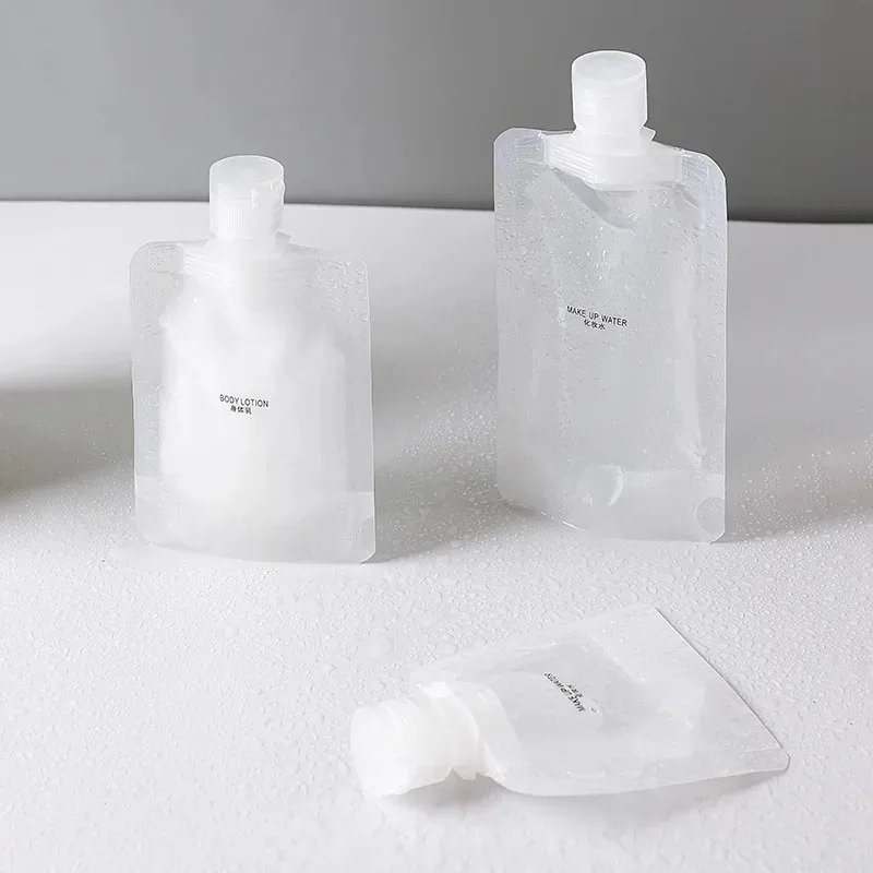 Cosmetic Lotion 10cs 30/50/100ML Thickened Travel Subpackage Shower Gel Shampoo Portable Facial Cleanser